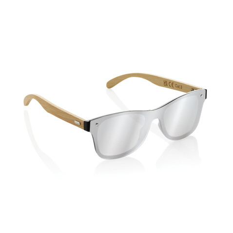 Prism Sonnenbrille aus RCS rec. Kunststoff mit Bambusbügeln braun bedrucken, Art.-Nr. P453.8509 Prism Sonnenbrille aus RCS rec. Kunststoff mit Bambusbügeln braun bedrucken, Art.-Nr. P453.8509
