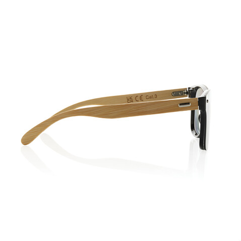Prism Sonnenbrille aus RCS rec. Kunststoff mit Bambusbügeln braun bedrucken, Art.-Nr. P453.8509 Prism Sonnenbrille aus RCS rec. Kunststoff mit Bambusbügeln braun bedrucken, Art.-Nr. P453.8509