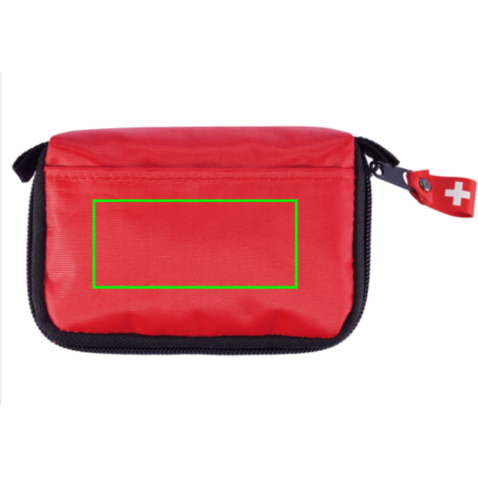 Erste Hilfe Set in Tasche rot bedrucken, Art.-Nr. P265.310 Erste Hilfe Set in Tasche rot bedrucken, Art.-Nr. P265.310
