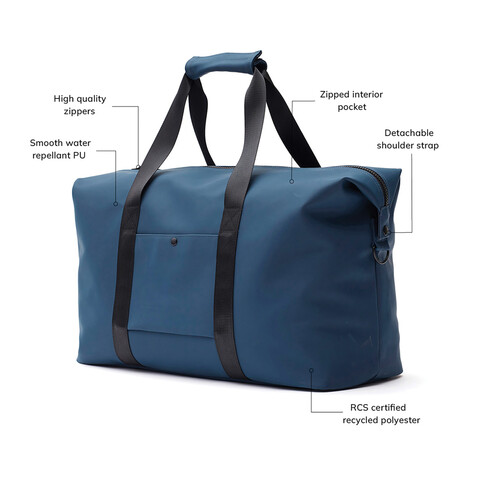 VINGA Baltimore Weekendbag navy blau bedrucken, Art.-Nr. 500221