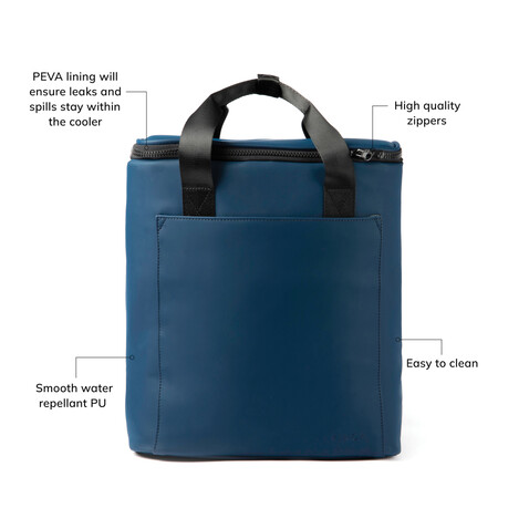 VINGA Baltimore Trail Kühlrucksack navy blau bedrucken, Art.-Nr. 501421 VINGA Baltimore Trail Kühlrucksack navy blau bedrucken, Art.-Nr. 501421