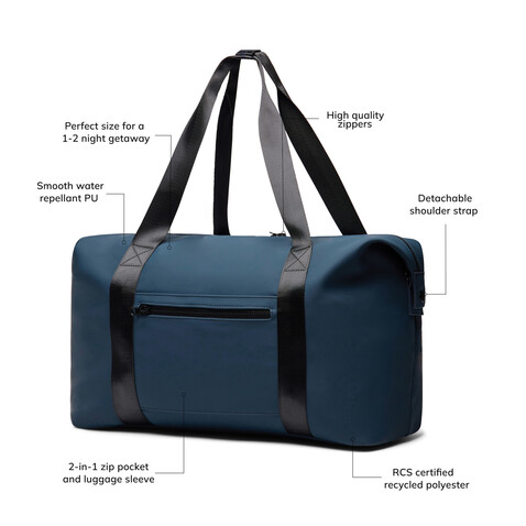 VINGA Baltimore RCS 24h Wochenendtasche navy blau bedrucken, Art.-Nr. V7070325 VINGA Baltimore RCS 24h Wochenendtasche navy blau bedrucken, Art.-Nr. V7070325