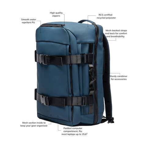VINGA Baltimore RCS Abenteuer-Rucksack navy blau bedrucken, Art.-Nr. V7750125 VINGA Baltimore RCS Abenteuer-Rucksack navy blau bedrucken, Art.-Nr. V7750125