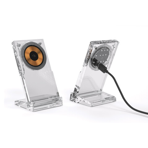 Magcharge 15W magnetischer Wireless-Charging-Stand transparent bedrucken, Art.-Nr. P309.0800 Magcharge 15W magnetischer Wireless-Charging-Stand transparent bedrucken, Art.-Nr. P309.0800