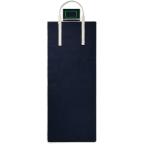 VINGA Volonne AWARE™ Strandmatte aus recyceltem Canvas blau, off white bedrucken, Art.-Nr. V459105 VINGA Volonne AWARE™ Strandmatte aus recyceltem Canvas blau, off white bedrucken, Art.-Nr. V459105