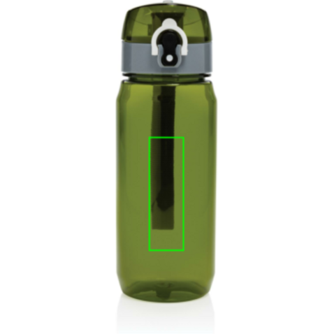Yide RCS rPET verschließbare Wasserflasche 600ml grün bedrucken, Art.-Nr. P437.007 Yide RCS rPET verschließbare Wasserflasche 600ml grün bedrucken, Art.-Nr. P437.007