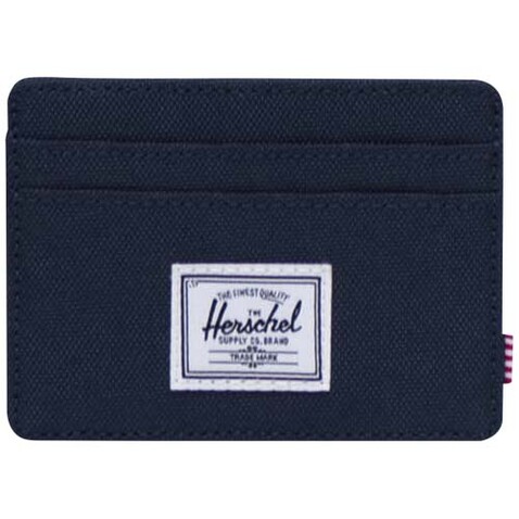 Herschel Charlie Kartenhalter aus recyceltem RFID, navy bedrucken, Art.-Nr. 12075655