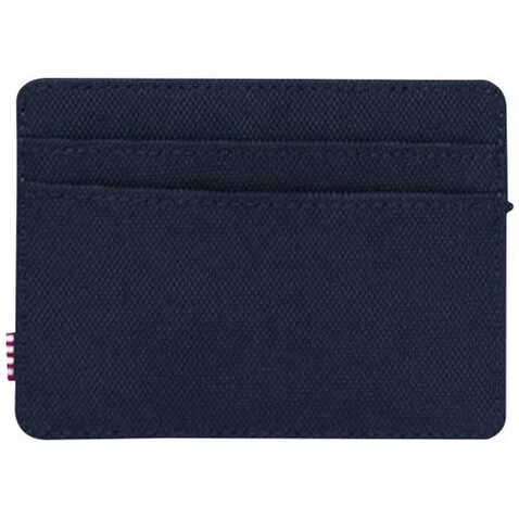 Herschel Charlie Kartenhalter aus recyceltem RFID, navy bedrucken, Art.-Nr. 12075655