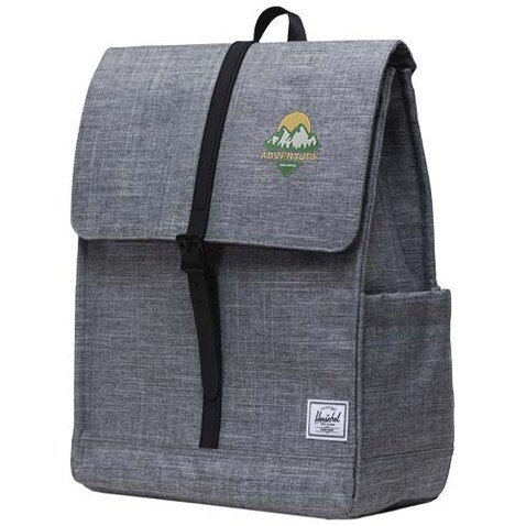 Herschel City Rucksack aus recyceltem Material 16 L, heather grau bedrucken, Art.-Nr. 12075380
