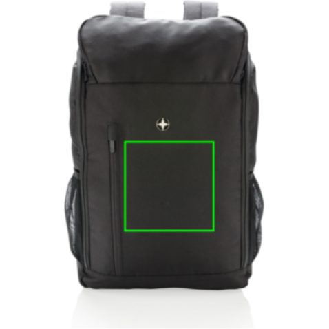 Swiss Peak AWARE™ Easy Access 15.6" Laptop-Rucksack schwarz bedrucken, Art.-Nr. P763.111 Swiss Peak AWARE™ Easy Access 15.6" Laptop-Rucksack schwarz bedrucken, Art.-Nr. P763.111