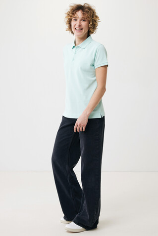 IQONIQ Yosemite Damen Piqué-Poloshirt aus rec. Baumwolle crushed mint bedrucken, Art.-Nr. T4200.037.XL