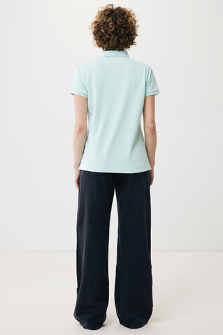 IQONIQ Yosemite Damen Piqué-Poloshirt aus rec. Baumwolle crushed mint bedrucken, Art.-Nr. T4200.037.XL