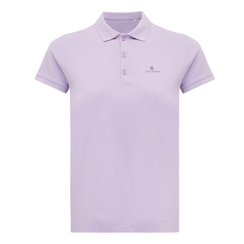 IQONIQ Yosemite Damen Piqué-Poloshirt aus rec. Baumwolle lavender bedrucken, Art.-Nr. T4200.011.S