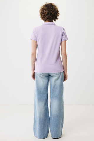 IQONIQ Yosemite Damen Piqué-Poloshirt aus rec. Baumwolle lavender bedrucken, Art.-Nr. T4200.011.S