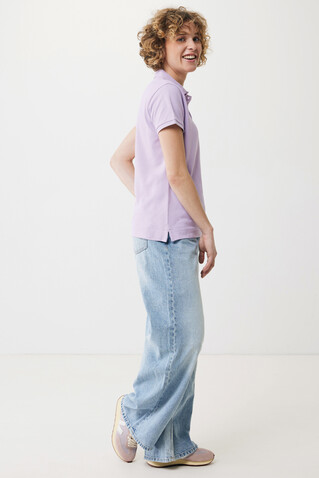 IQONIQ Yosemite Damen Piqué-Poloshirt aus rec. Baumwolle lavender bedrucken, Art.-Nr. T4200.011.S