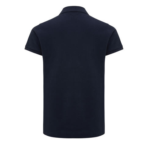 IQONIQ Yosemite Damen Piqué-Poloshirt aus rec. Baumwolle navy blau bedrucken, Art.-Nr. T4200.002.XXS