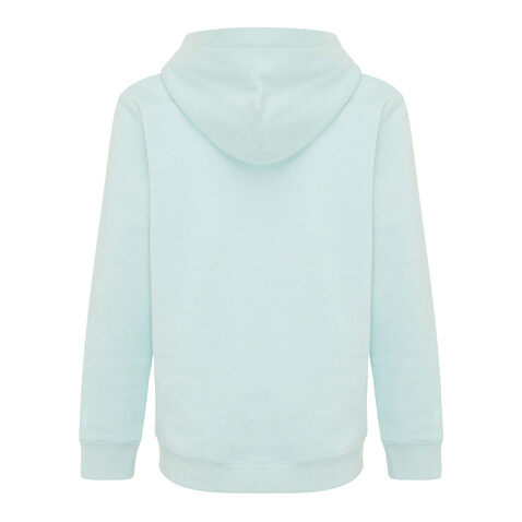 IQONIQ Yengo KidsHoodie mit Seitentaschen aus rec. Baumwolle crushed mint bedrucken, Art.-Nr. T6404.037.78