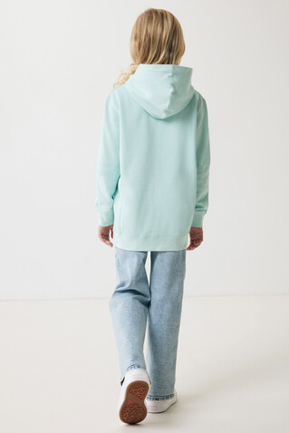 IQONIQ Yengo KidsHoodie mit Seitentaschen aus rec. Baumwolle crushed mint bedrucken, Art.-Nr. T6404.037.78