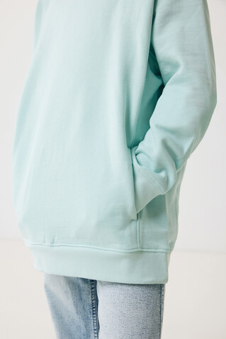 IQONIQ Yengo KidsHoodie mit Seitentaschen aus rec. Baumwolle crushed mint bedrucken, Art.-Nr. T6404.037.78