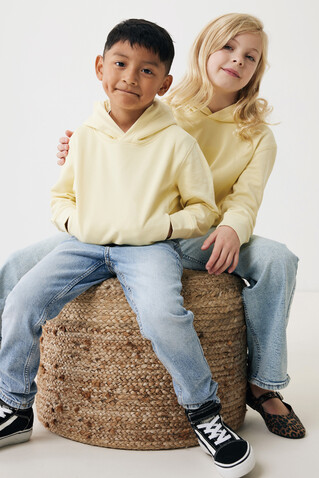 IQONIQ Yengo KidsHoodie mit Seitentaschen aus rec. Baumwolle cream yellow bedrucken, Art.-Nr. T6404.036.1112 IQONIQ Yengo KidsHoodie mit Seitentaschen aus rec. Baumwolle cream yellow bedrucken, Art.-Nr. T6404.036.1112
