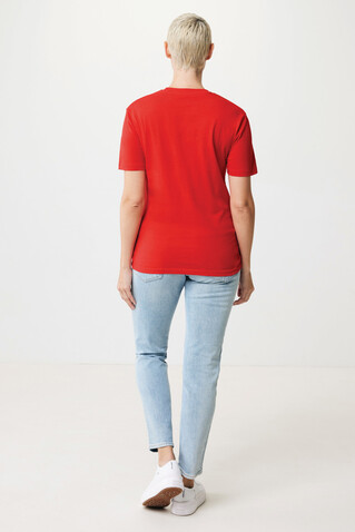IQONIQ Bryce T-Shirt aus recycelter Baumwolle rot bedrucken, Art.-Nr. T9100.029.4XL