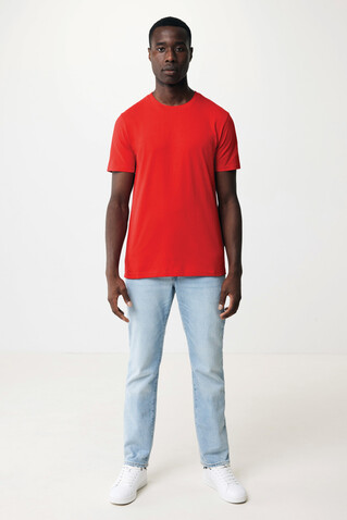 IQONIQ Bryce T-Shirt aus recycelter Baumwolle rot bedrucken, Art.-Nr. T9100.029.4XL