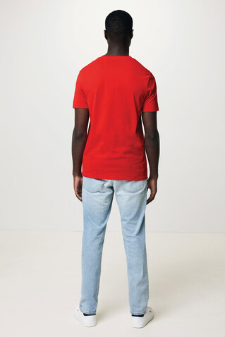 IQONIQ Bryce T-Shirt aus recycelter Baumwolle rot bedrucken, Art.-Nr. T9100.029.4XL