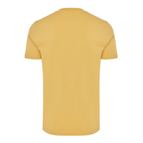 IQONIQ Bryce T-Shirt aus recycelter Baumwolle ochre yellow bedrucken, Art.-Nr. T9100.021.S