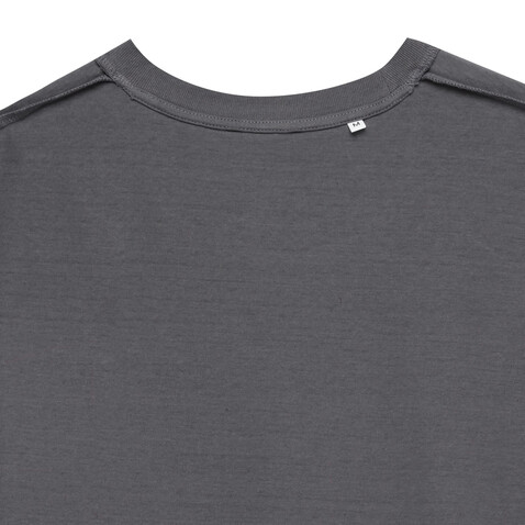 IQONIQ Bryce T-Shirt aus recycelter Baumwolle anthrazit bedrucken, Art.-Nr. T9100.019.S
