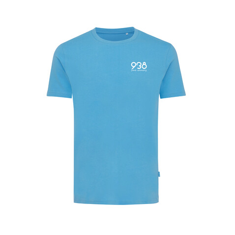 IQONIQ Bryce T-Shirt aus recycelter Baumwolle tranquil blue bedrucken, Art.-Nr. T9100.010.XXXL