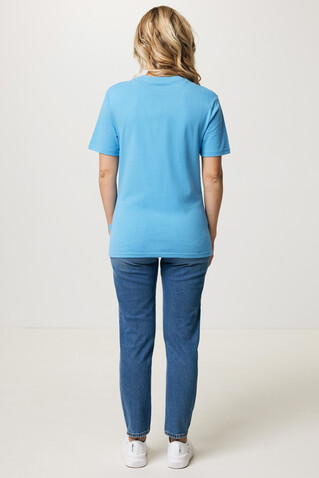IQONIQ Bryce T-Shirt aus recycelter Baumwolle tranquil blue bedrucken, Art.-Nr. T9100.010.XXXL