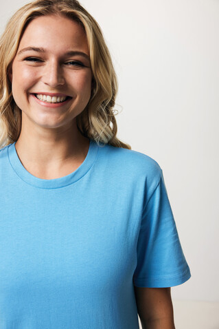 IQONIQ Bryce T-Shirt aus recycelter Baumwolle tranquil blue bedrucken, Art.-Nr. T9100.010.XXXL