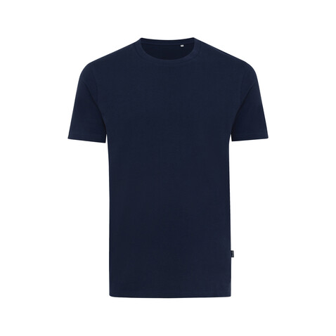 IQONIQ Bryce T-Shirt aus recycelter Baumwolle navy blau bedrucken, Art.-Nr. T9100.002.4XL