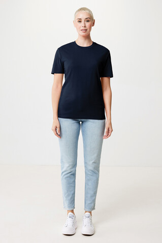 IQONIQ Bryce T-Shirt aus recycelter Baumwolle navy blau bedrucken, Art.-Nr. T9100.002.4XL