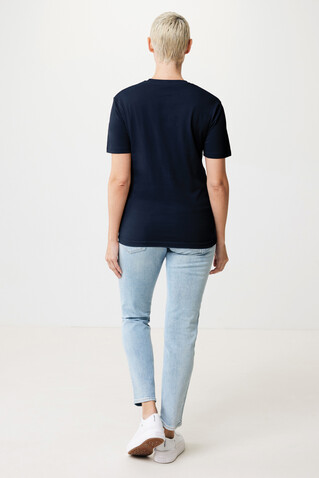 IQONIQ Bryce T-Shirt aus recycelter Baumwolle navy blau bedrucken, Art.-Nr. T9100.002.4XL