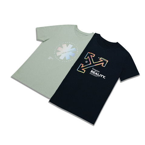 IQONIQ Bryce T-Shirt aus recycelter Baumwolle schwarz bedrucken, Art.-Nr. T9100.001.XXXL