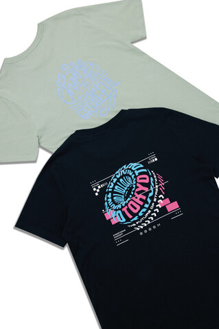 IQONIQ Bryce T-Shirt aus recycelter Baumwolle schwarz bedrucken, Art.-Nr. T9100.001.XXXL