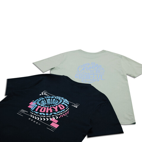 IQONIQ Bryce T-Shirt aus recycelter Baumwolle schwarz bedrucken, Art.-Nr. T9100.001.XXXL