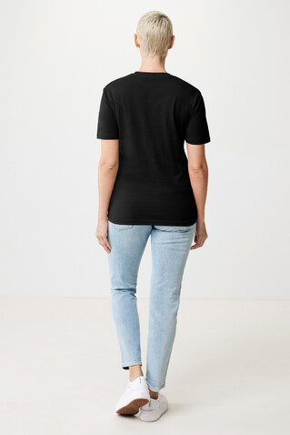 IQONIQ Bryce T-Shirt aus recycelter Baumwolle schwarz bedrucken, Art.-Nr. T9100.001.XXXL