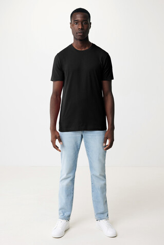 IQONIQ Bryce T-Shirt aus recycelter Baumwolle schwarz bedrucken, Art.-Nr. T9100.001.XXXL