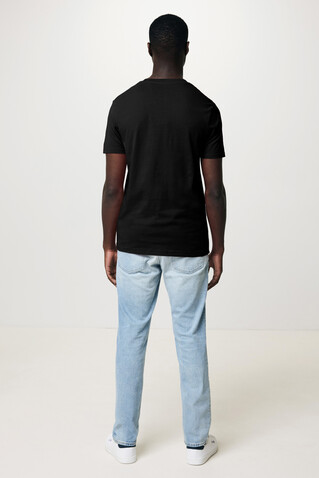 IQONIQ Bryce T-Shirt aus recycelter Baumwolle schwarz bedrucken, Art.-Nr. T9100.001.XXXL