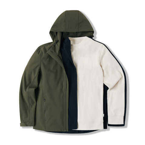 IQONIQ Makalu Herren Softshelljacke aus recyceltem Polyester khaki bedrucken, Art.-Nr. T1700.020.XL IQONIQ Makalu Herren Softshelljacke aus recyceltem Polyester khaki bedrucken, Art.-Nr. T1700.020.XL