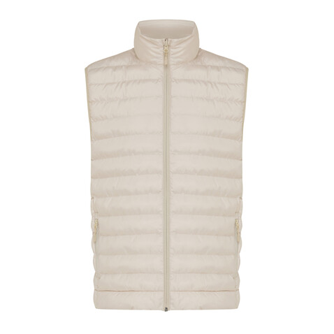 IQONIQ Meru Herren Bodywarmer aus recyceltem Polyester beige bedrucken, Art.-Nr. T1702.030.L IQONIQ Meru Herren Bodywarmer aus recyceltem Polyester beige bedrucken, Art.-Nr. T1702.030.L