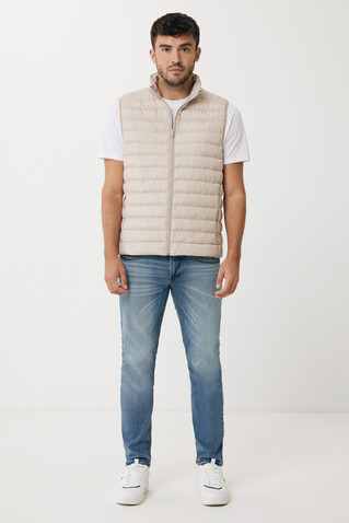 IQONIQ Meru Herren Bodywarmer aus recyceltem Polyester beige bedrucken, Art.-Nr. T1702.030.L IQONIQ Meru Herren Bodywarmer aus recyceltem Polyester beige bedrucken, Art.-Nr. T1702.030.L