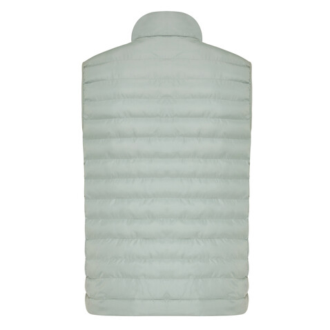IQONIQ Meru Herren Bodywarmer aus recyceltem Polyester Iceberg green bedrucken, Art.-Nr. T1702.023.M