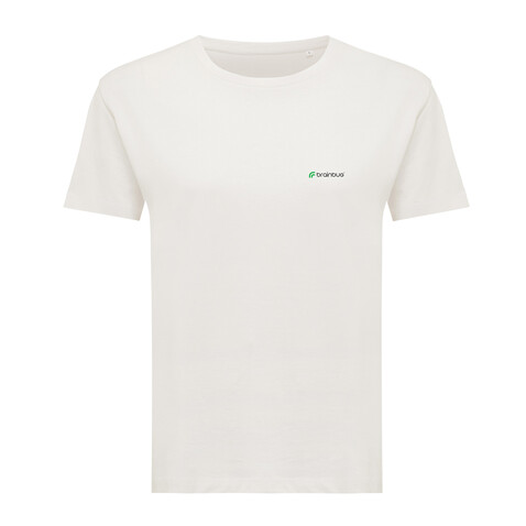 IQONIQ Yala Damen T-Shirt aus recycelter Baumwolle ivory white bedrucken, Art.-Nr. T4100.040.XXL