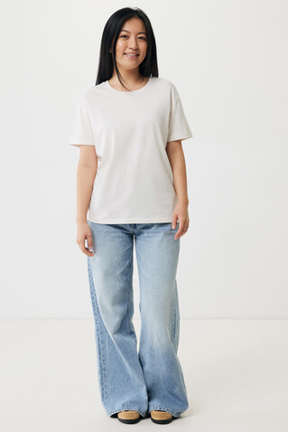 IQONIQ Yala Damen T-Shirt aus recycelter Baumwolle ivory white bedrucken, Art.-Nr. T4100.040.XXL