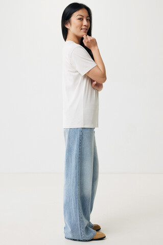 IQONIQ Yala Damen T-Shirt aus recycelter Baumwolle ivory white bedrucken, Art.-Nr. T4100.040.XXL
