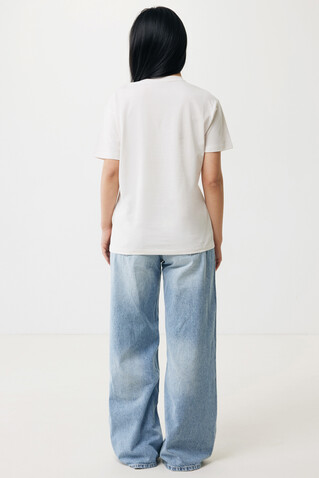 IQONIQ Yala Damen T-Shirt aus recycelter Baumwolle ivory white bedrucken, Art.-Nr. T4100.040.XXL