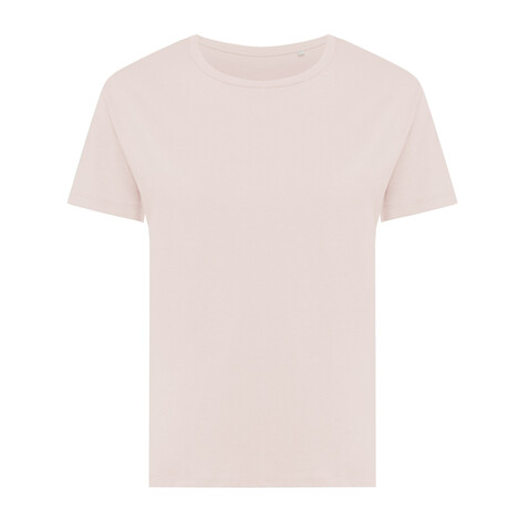 IQONIQ Yala Damen T-Shirt aus recycelter Baumwolle cloud pink bedrucken, Art.-Nr. T4100.039.L